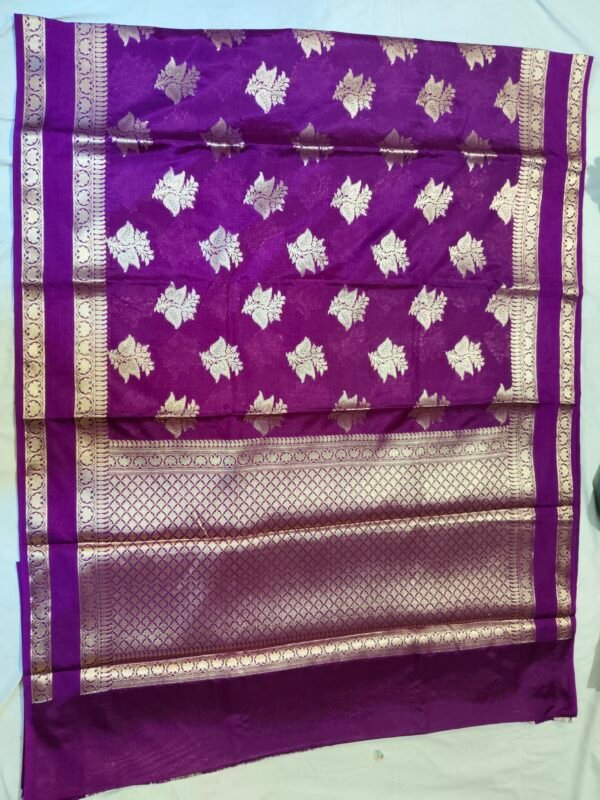 Banarasi Kora Organza Fabric Soft Material Design